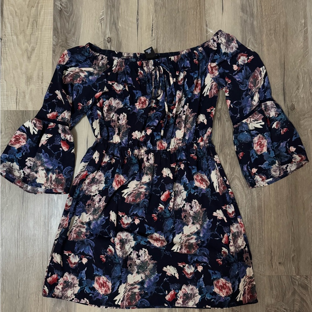 Floral Off-Shoulder Dress